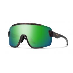 Smith Wildcat Matte Brown Havana Chromapop Green Gold Mirror + Clear Lens